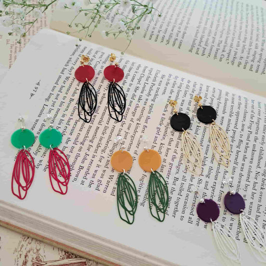 Butterfly Wing Charm Earrings