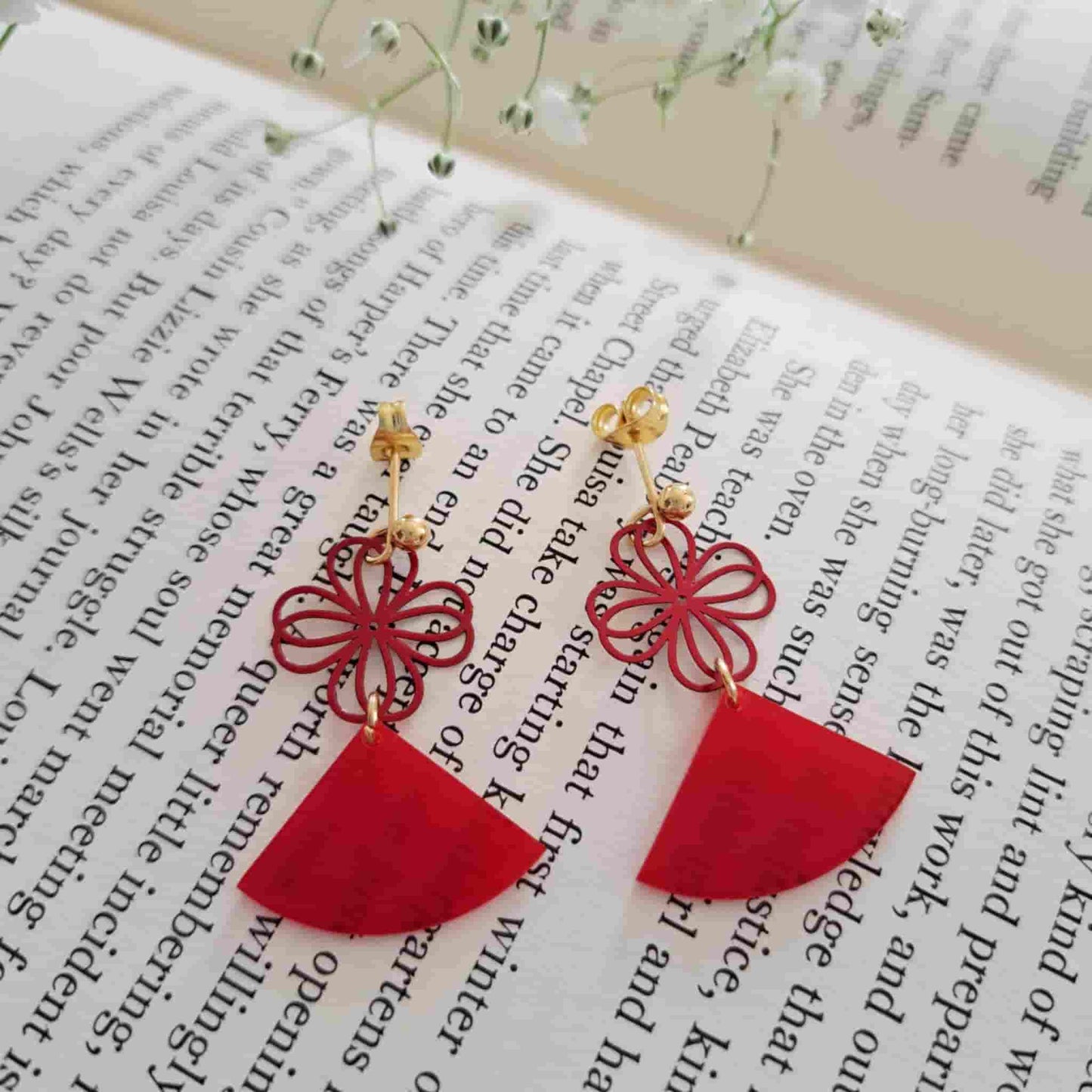 Filigree Flower Earrings
