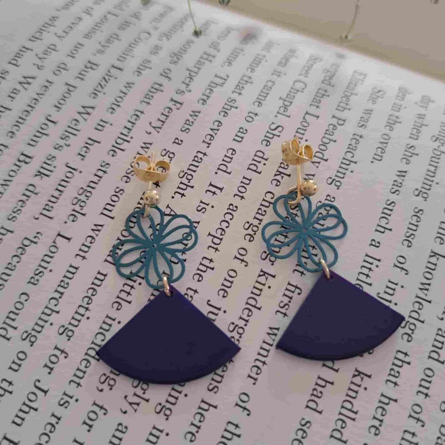 Filigree Flower Earrings
