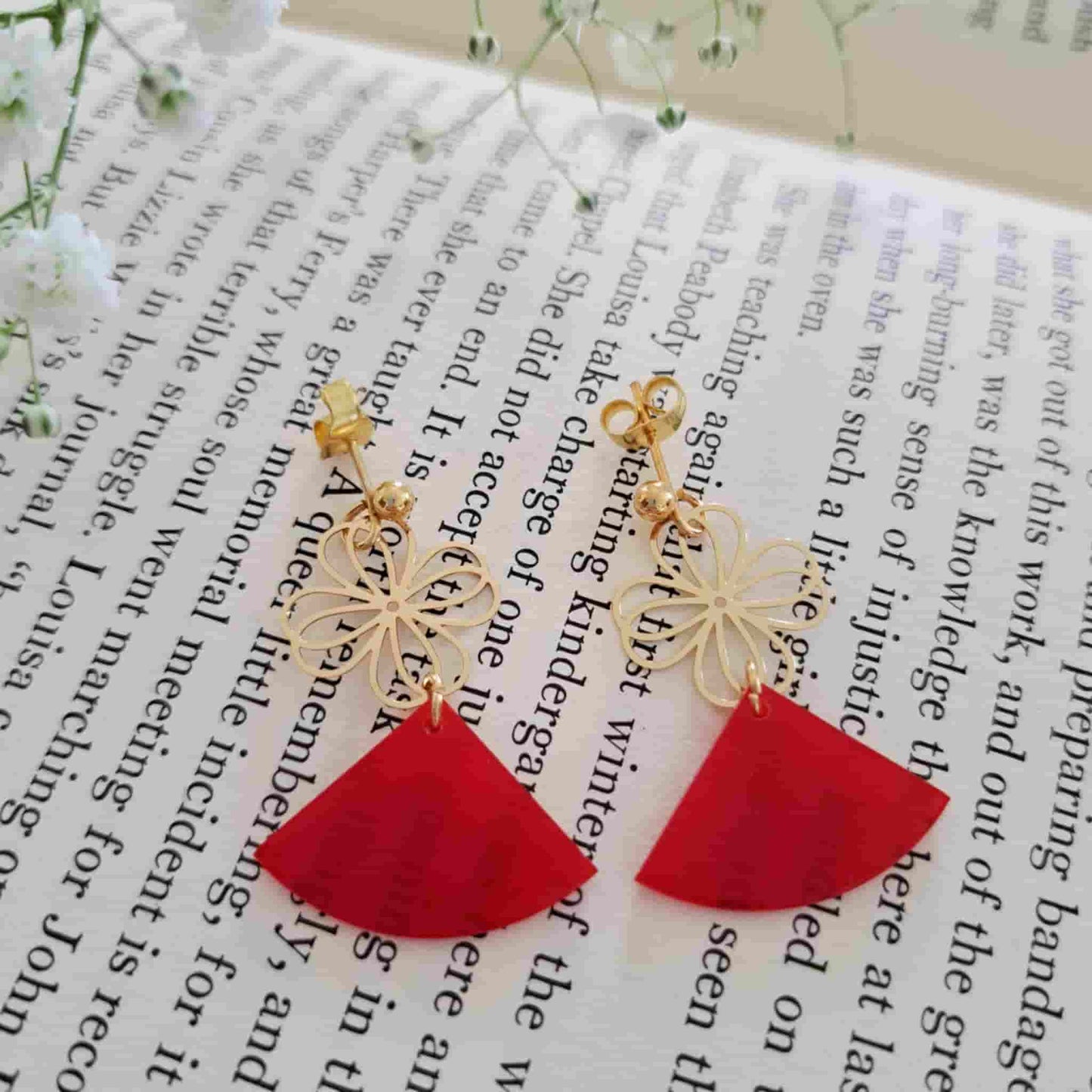 Filigree Flower Earrings