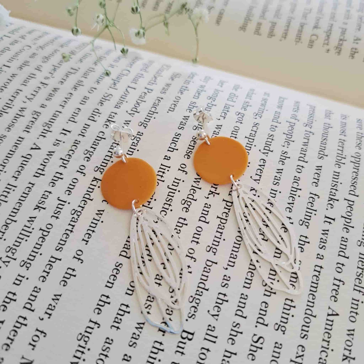 Butterfly Wing Charm Earrings