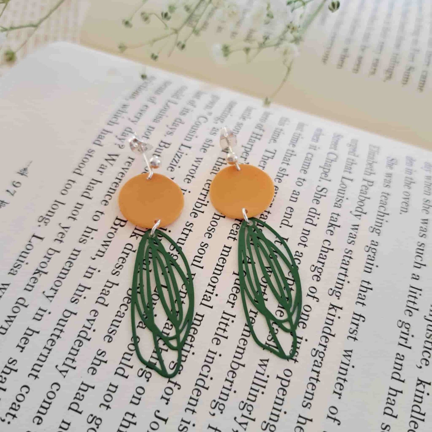Butterfly Wing Charm Earrings