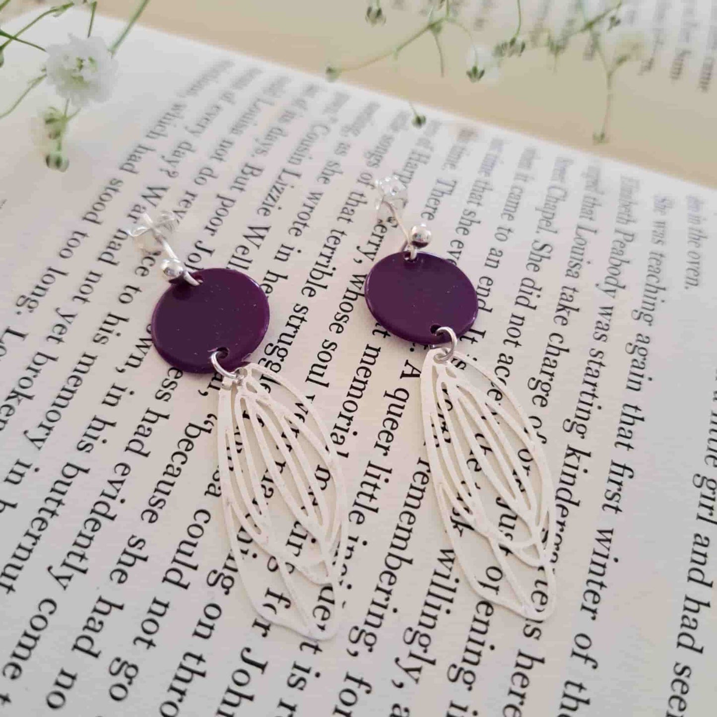 Butterfly Wing Charm Earrings