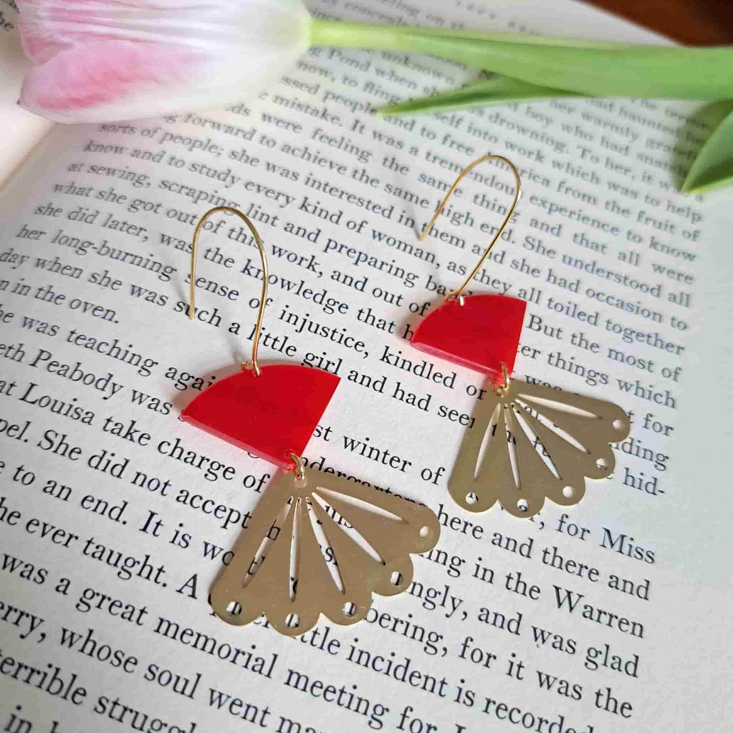 Fan Earrings