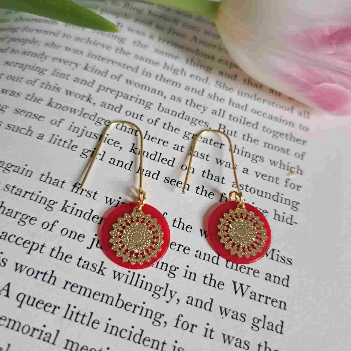 Tiddlywink Filigree Charm Earrings - Small