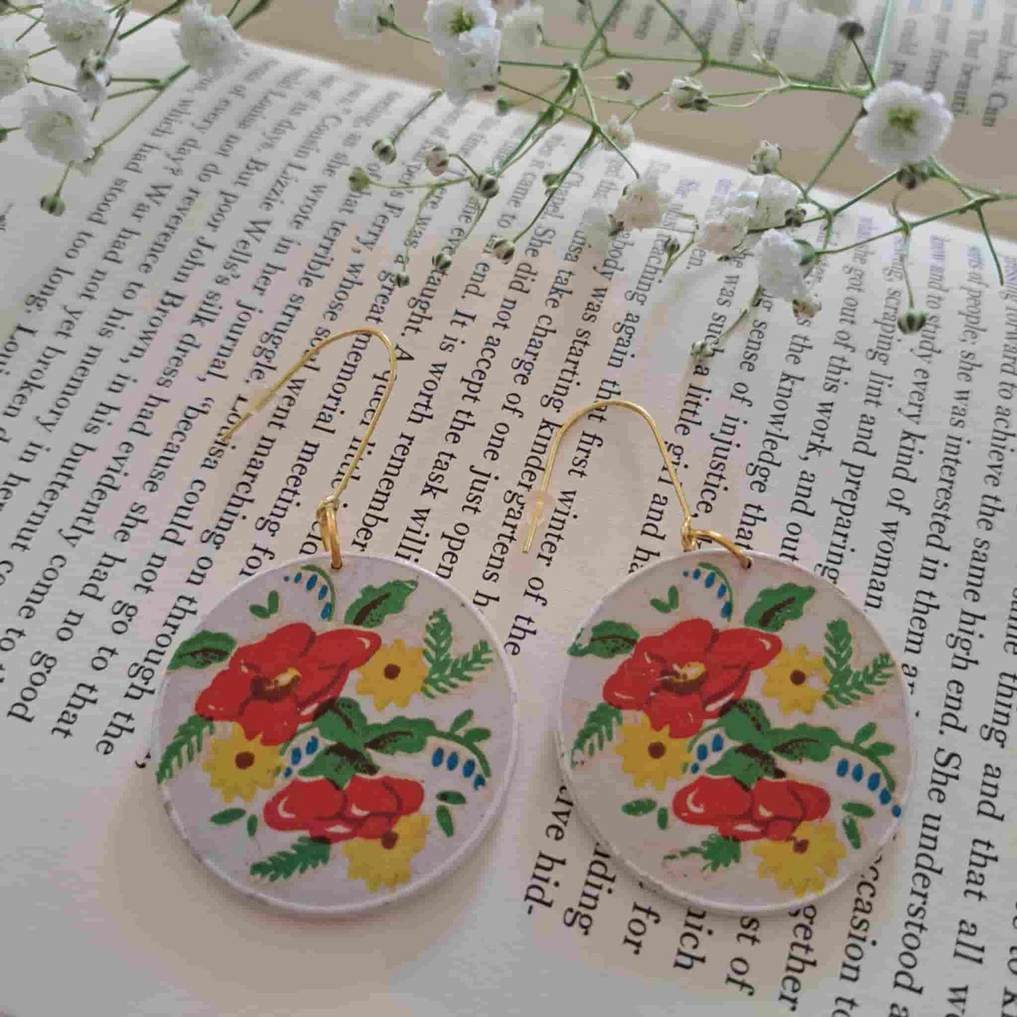 Vintage Floral Earrings