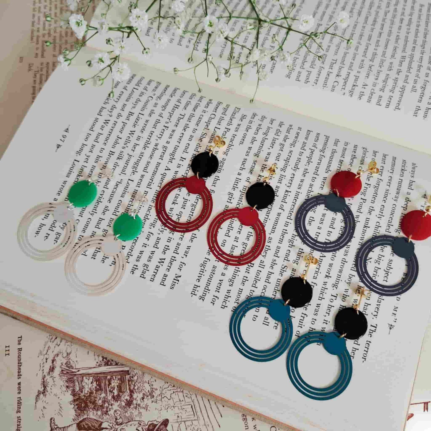 Loop Charm Tiddlywink Earrings