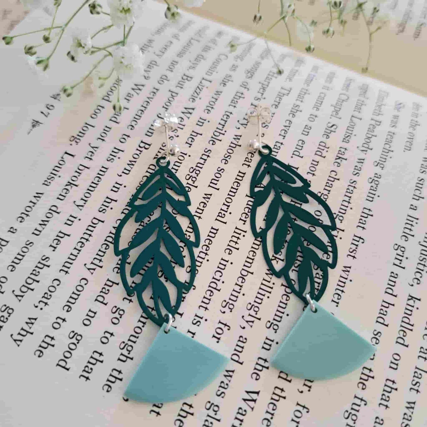 Leaf Drop Earrings
