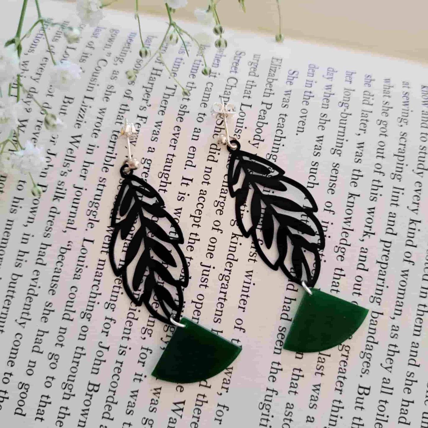 Leaf Drop Earrings