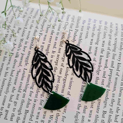 Leaf Drop Earrings