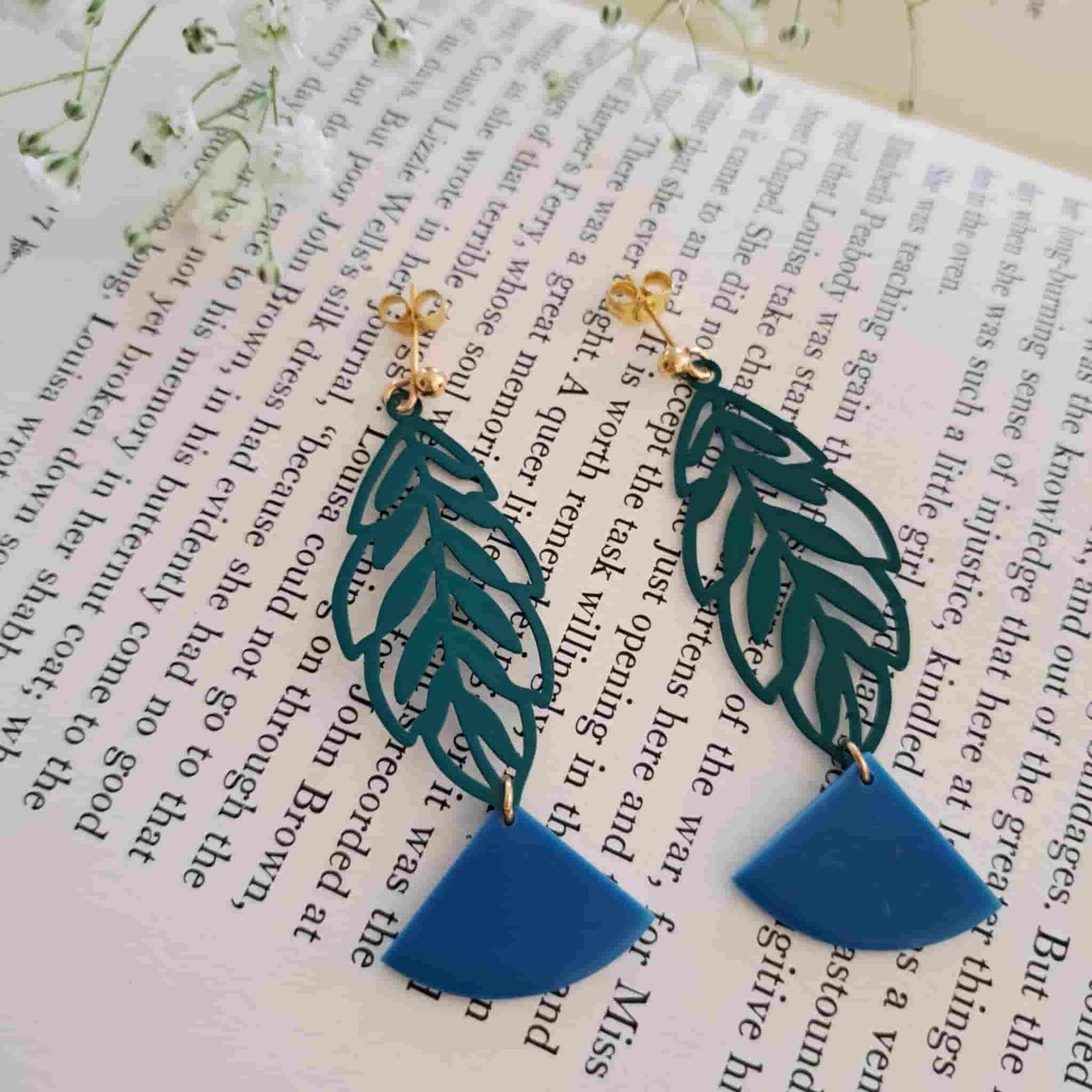 Leaf Drop Earrings