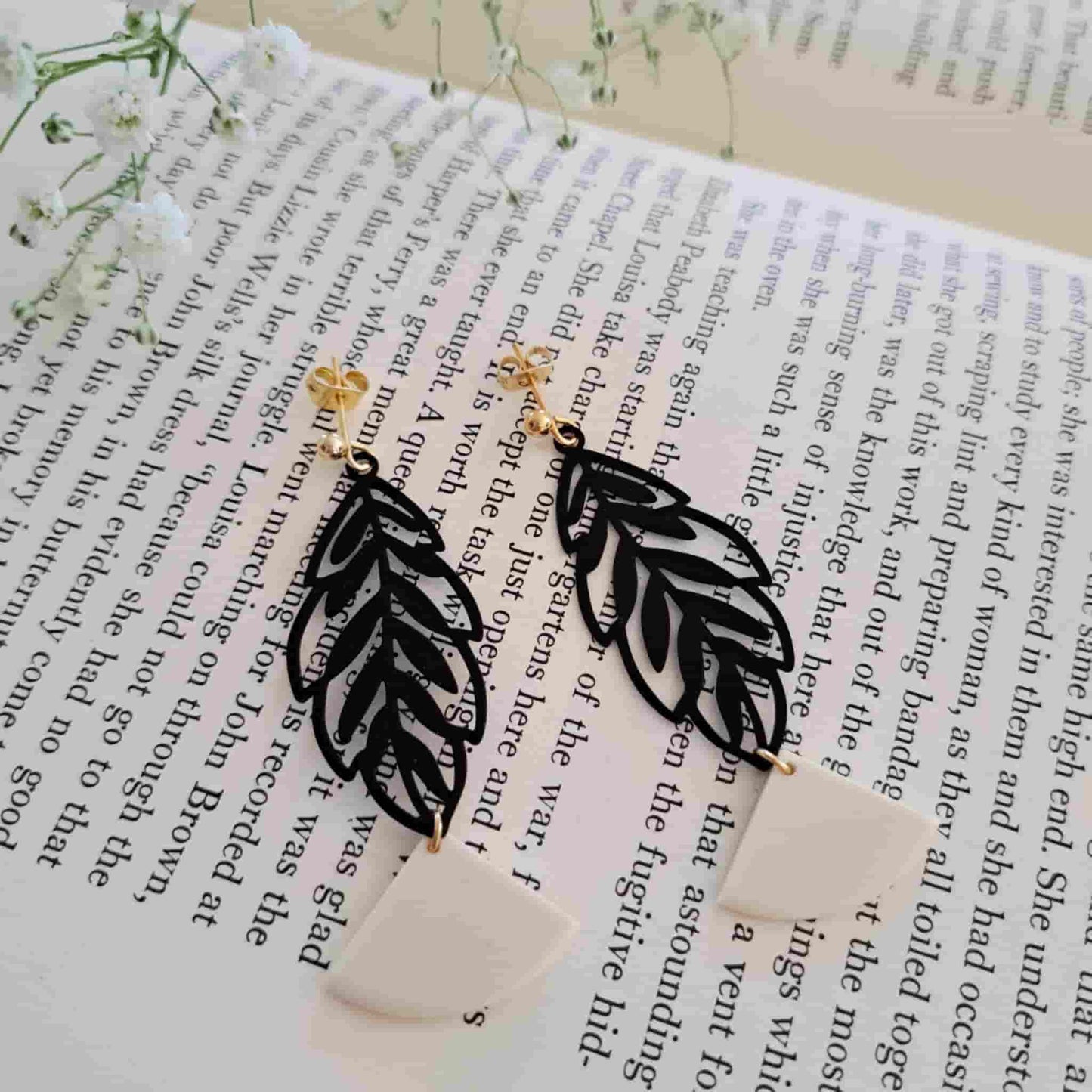 Leaf Drop Earrings