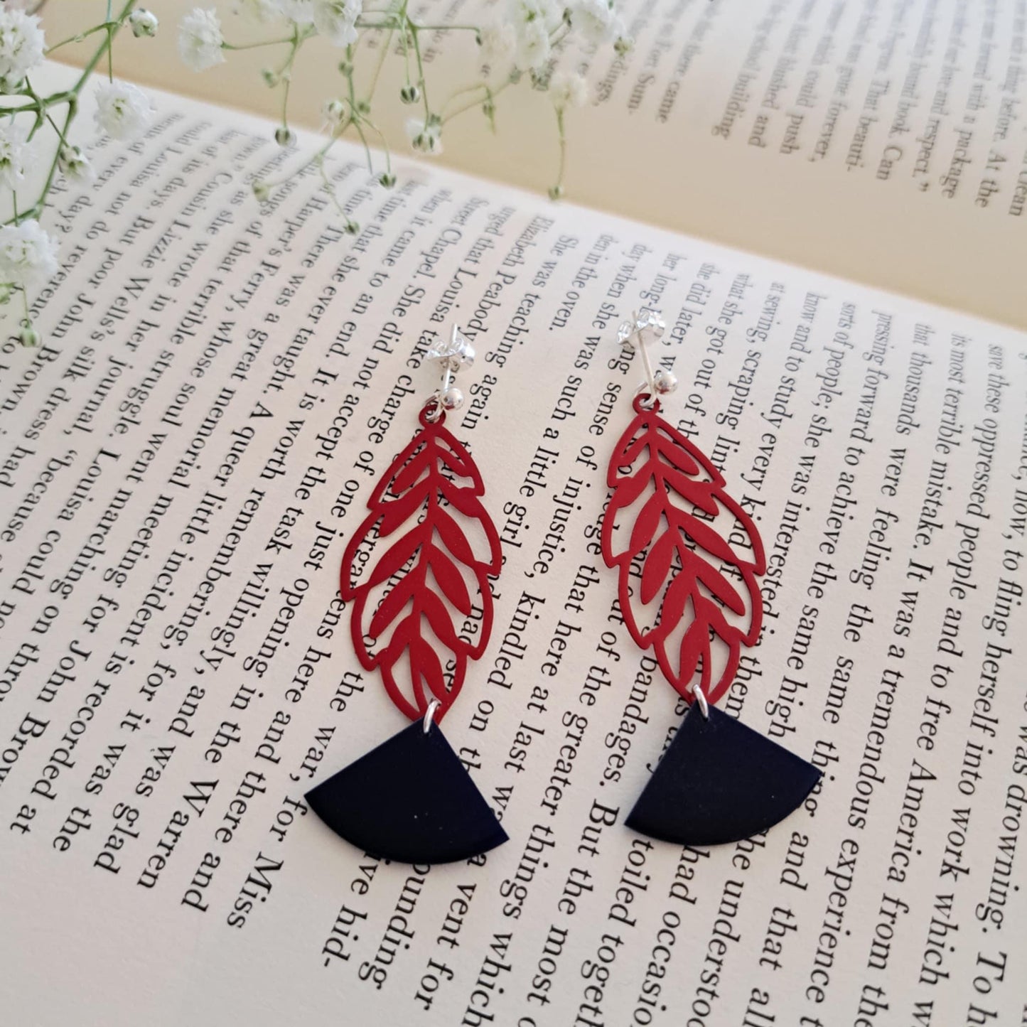 Leaf Drop Earrings