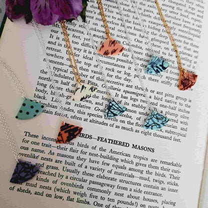 Vintage Scribble Necklace