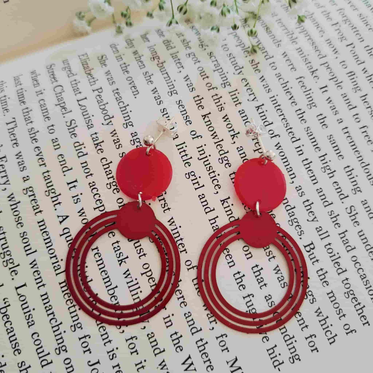 Loop Charm Tiddlywink Earrings