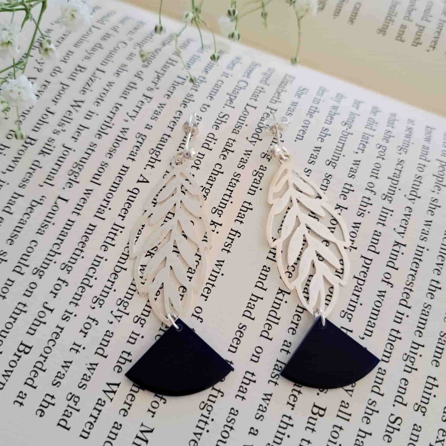 Leaf Drop Earrings