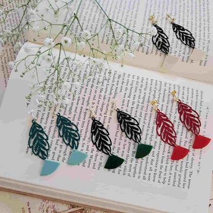 Leaf Drop Earrings
