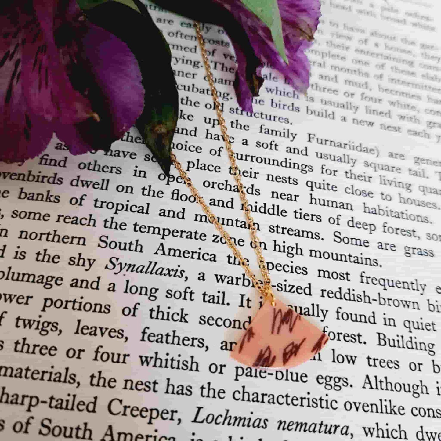 Vintage Scribble Necklace