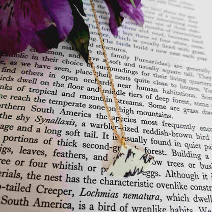 Vintage Scribble Necklace