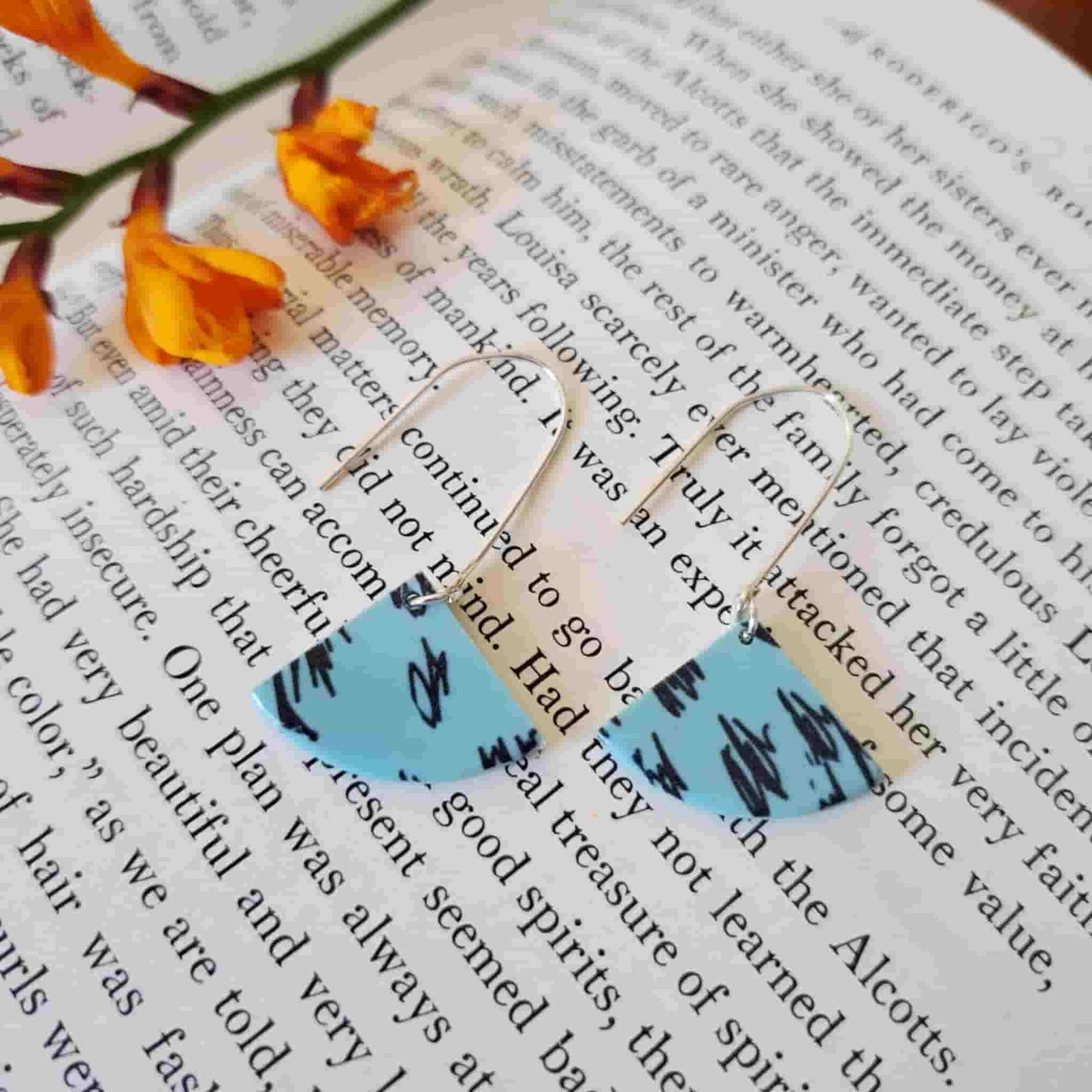 Scribble Drop Earrings
