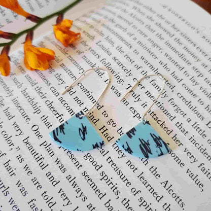 Scribble Drop Earrings