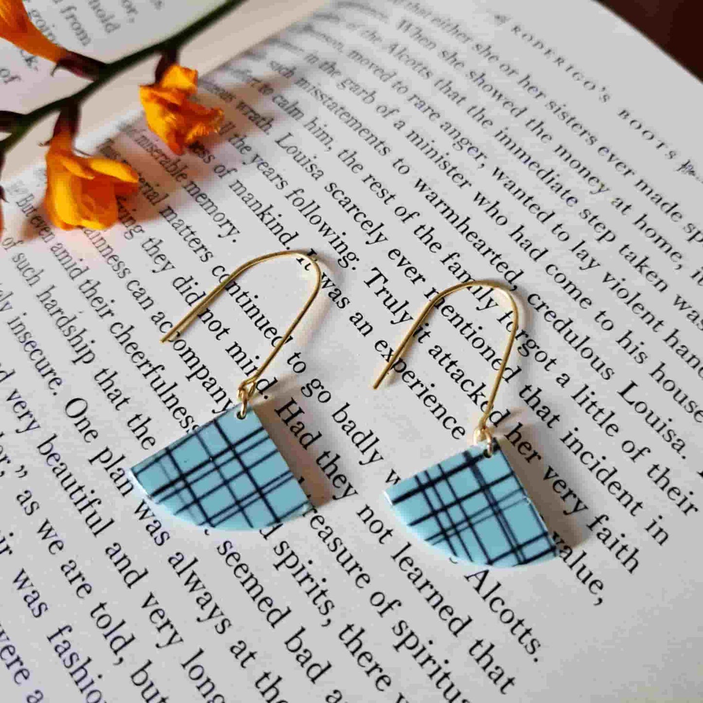 Scribble Drop Earrings
