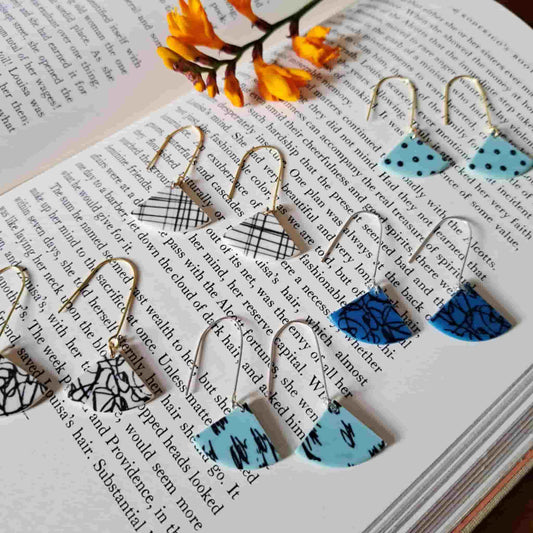 Scribble Drop Earrings