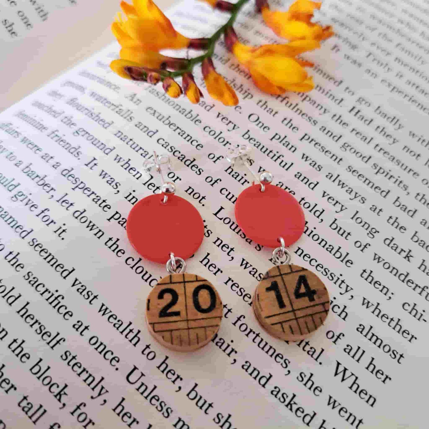 Vintage Ruler Earrings