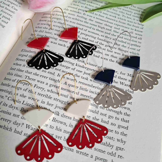 Fan Earrings