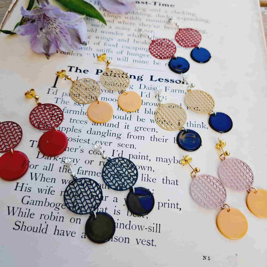 Geometric Filigree Earrings