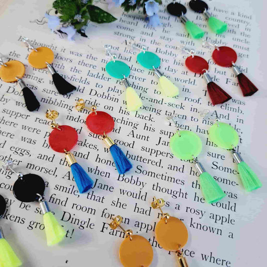 Tiddlywink Tassel Earrings