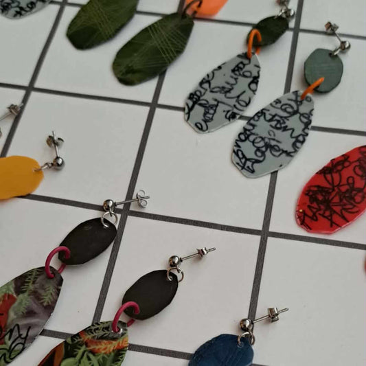 Industrial Upcycled Earrings