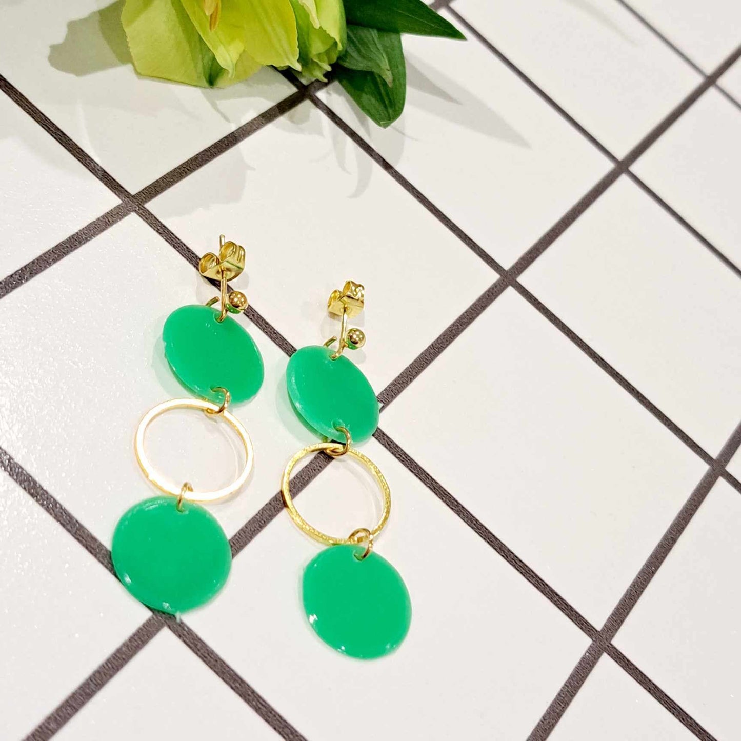Tiddlywink Triple Drop Earrings