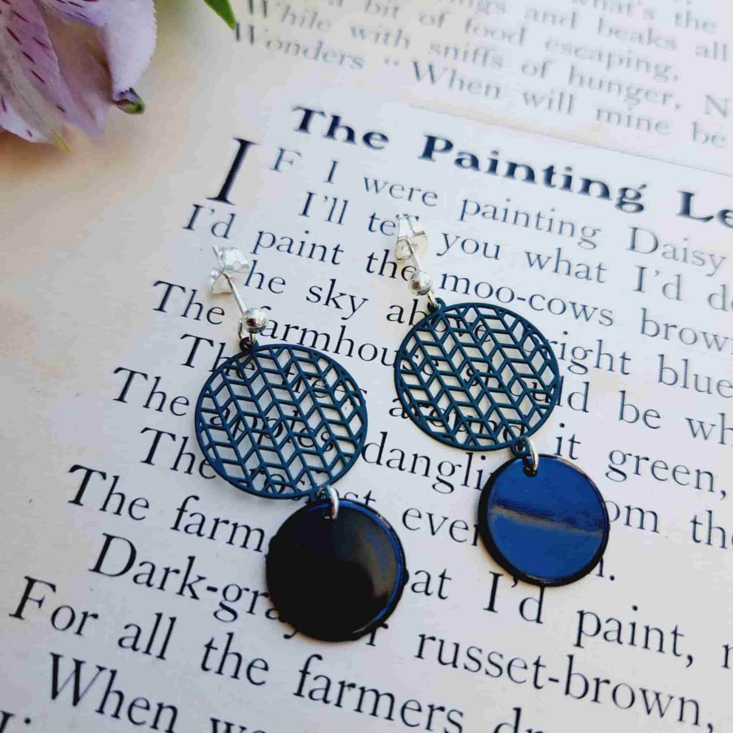 Geometric Filigree Earrings