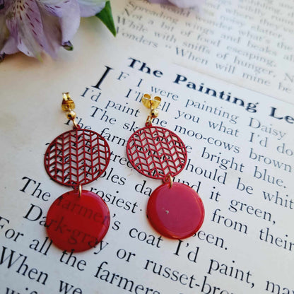 Geometric Filigree Earrings