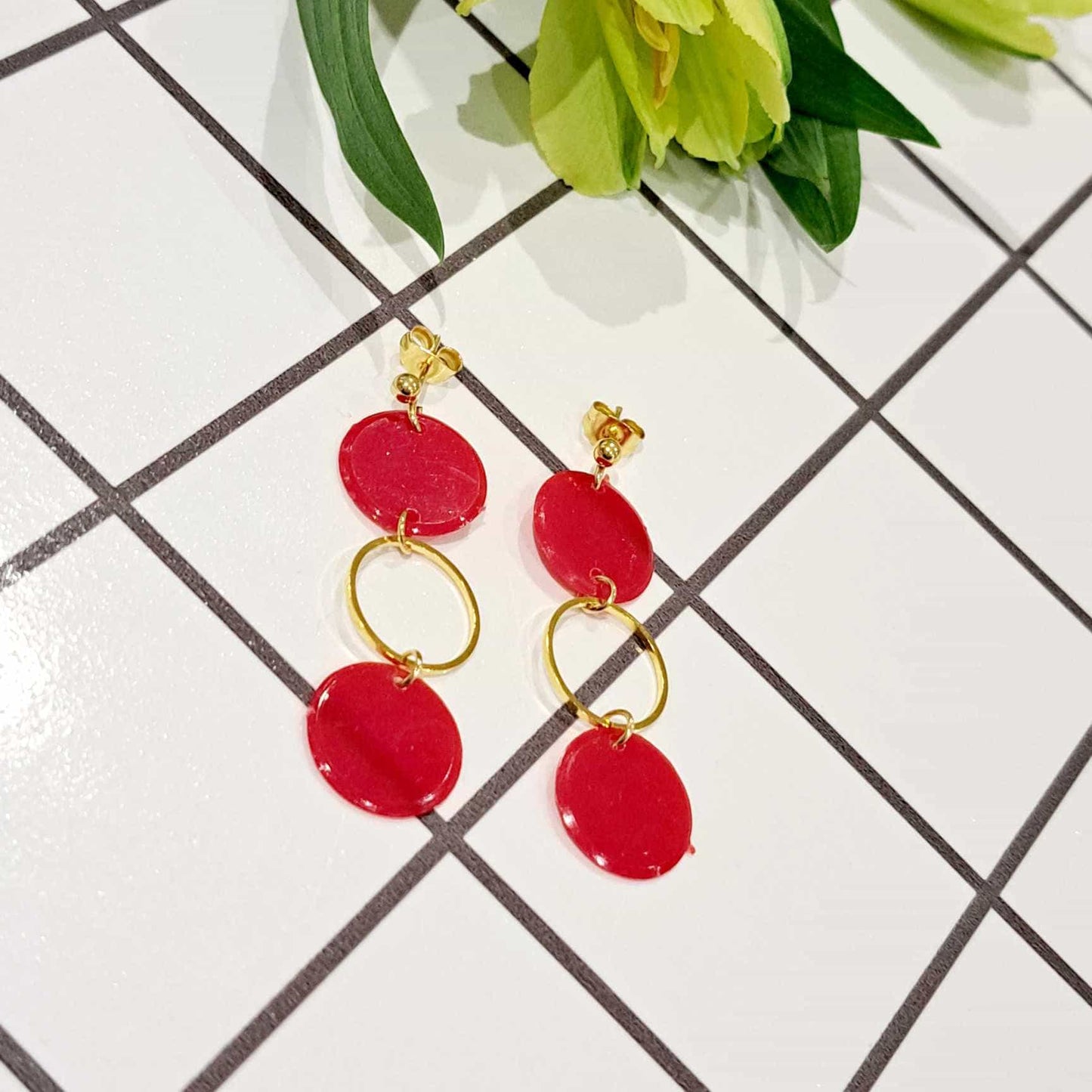 Tiddlywink Triple Drop Earrings