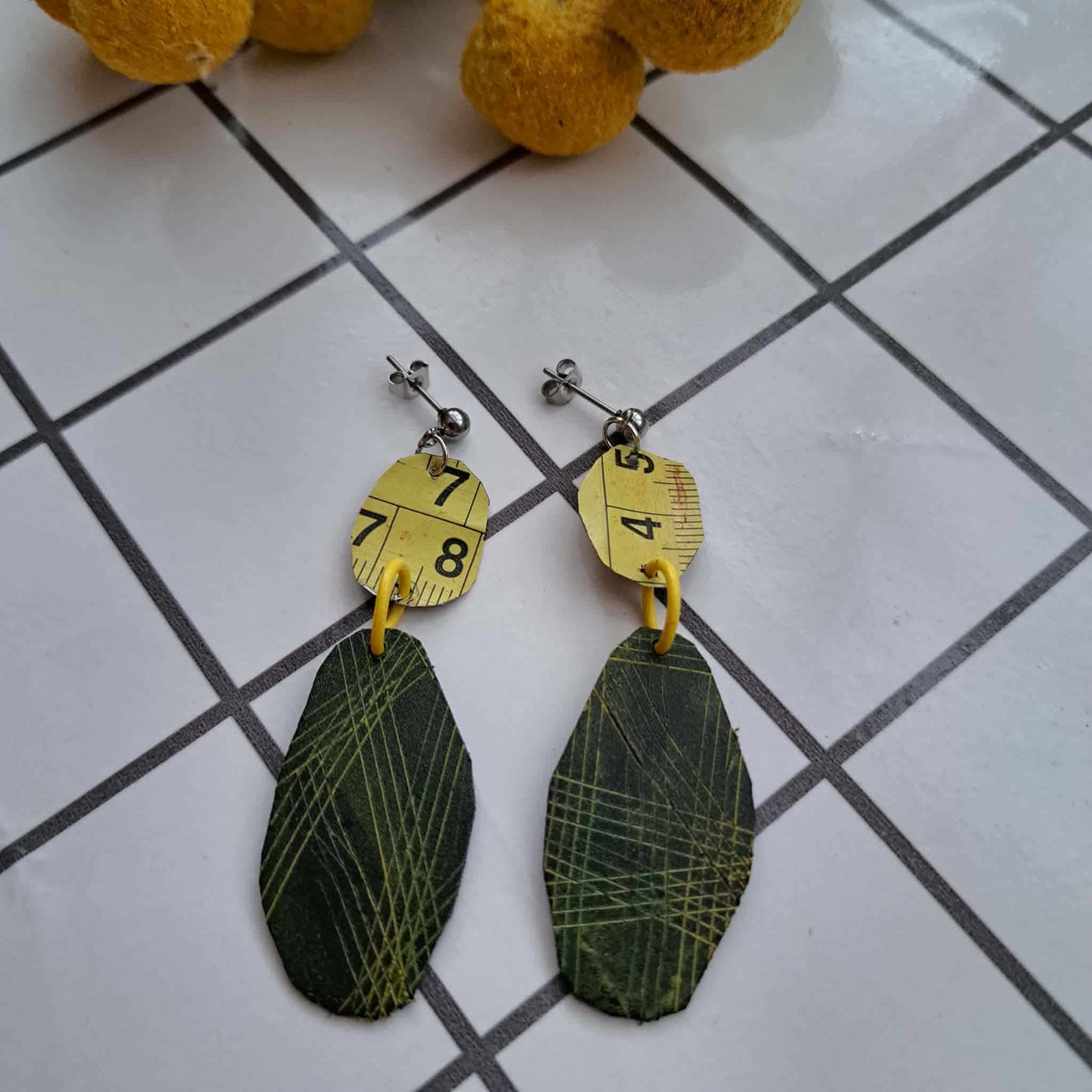 Industrial Upcycled Earrings