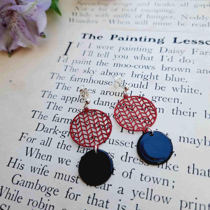 Geometric Filigree Earrings