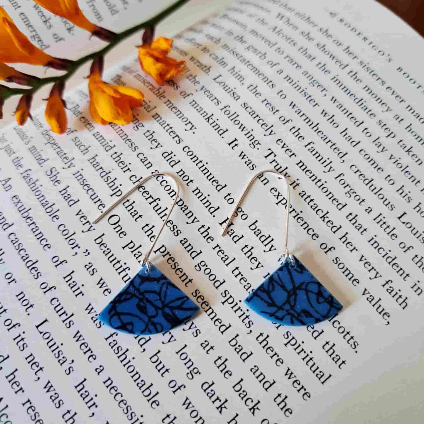 Scribble Drop Earrings