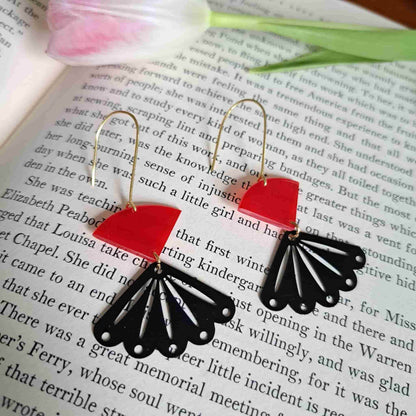 Fan Earrings