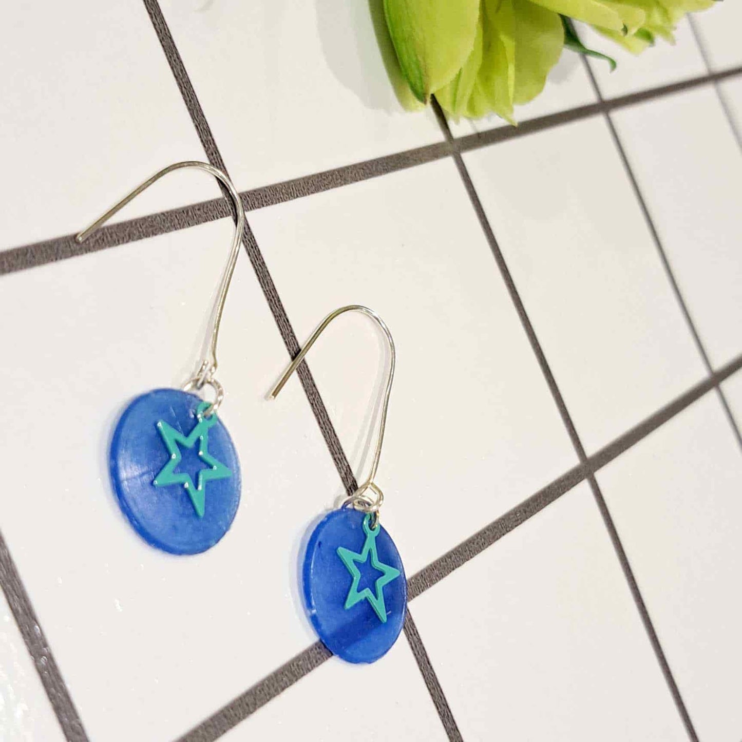 Bright Tiddlywink Star Earrings