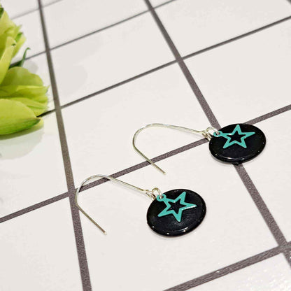 Bright Tiddlywink Star Earrings
