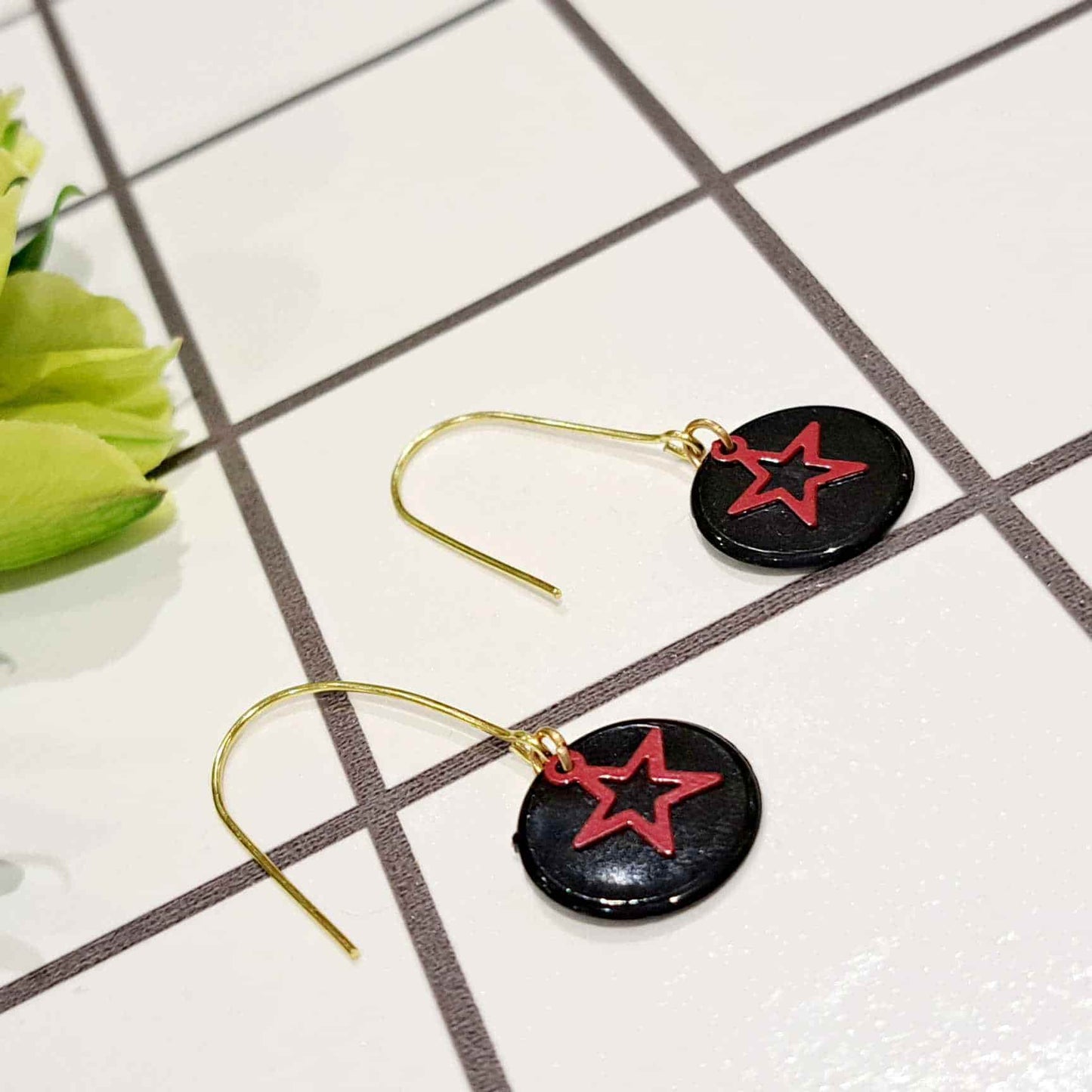 Bright Tiddlywink Star Earrings