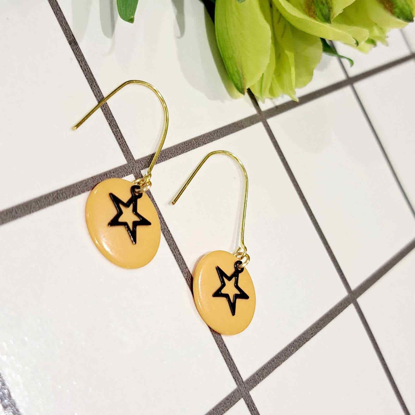 Bright Tiddlywink Star Earrings