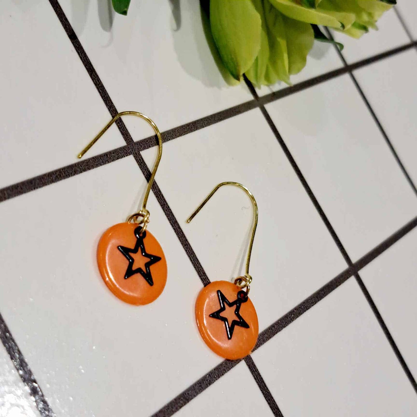 Bright Tiddlywink Star Earrings