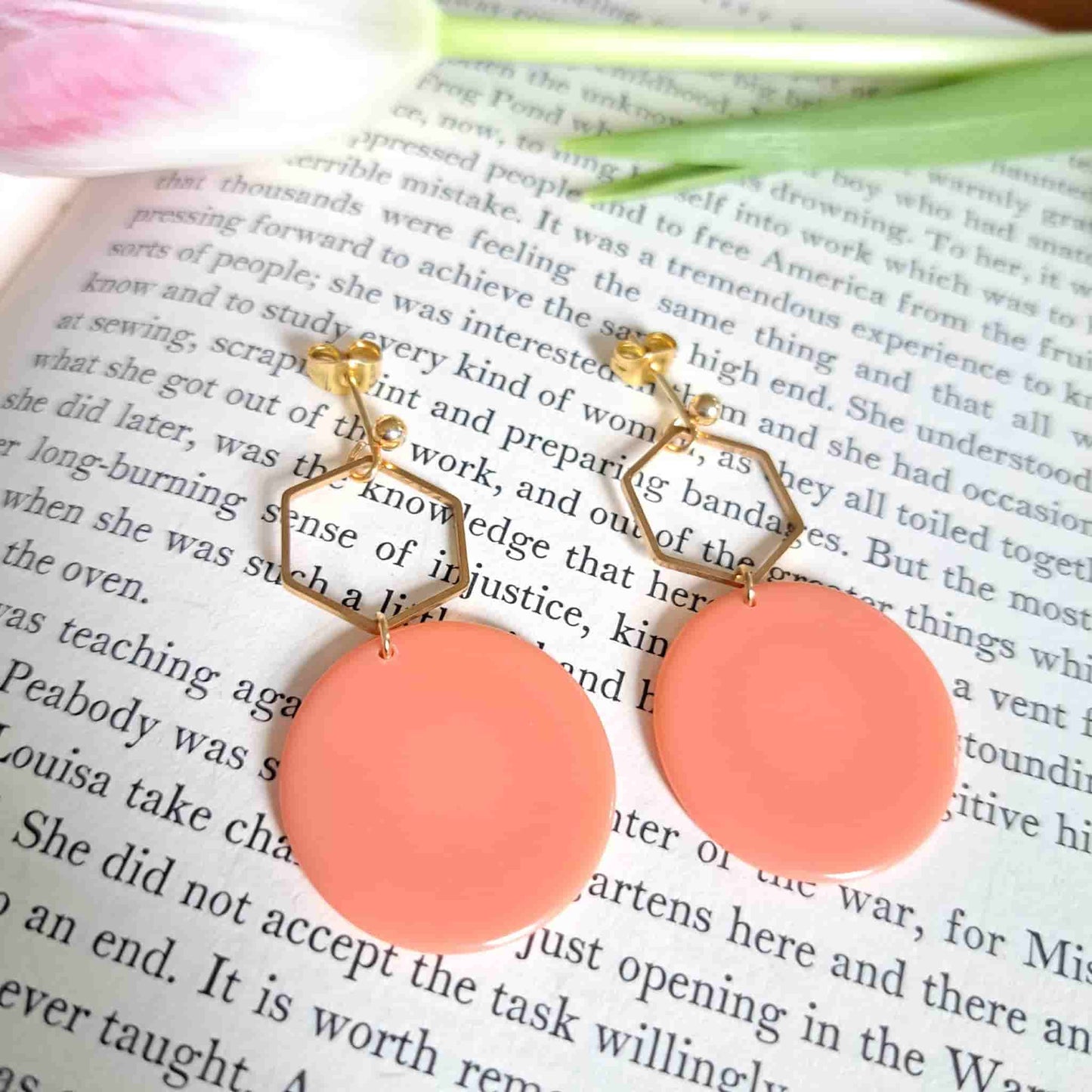 Hexagon Earrings
