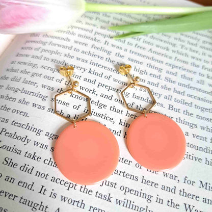 Hexagon Earrings