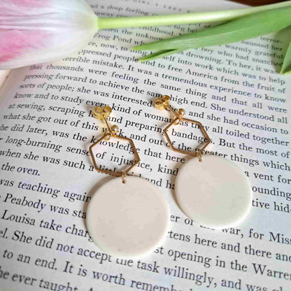 Hexagon Earrings