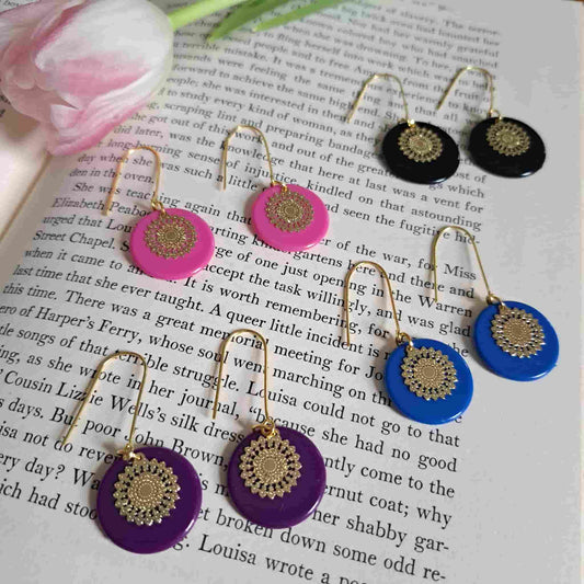 Tiddlywink Filigree Charm Earrings - Medium