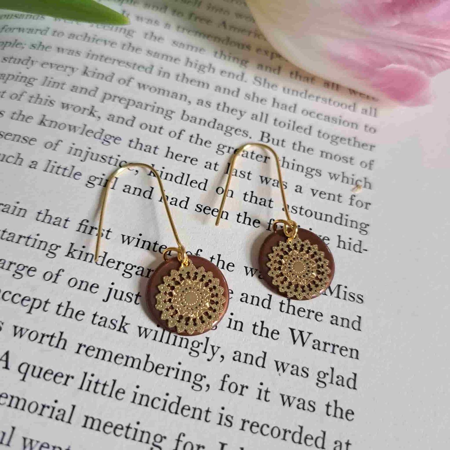 Tiddlywink Filigree Charm Earrings - Small